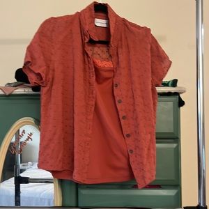 Vintage Alfred Dunner 2 piece shirt